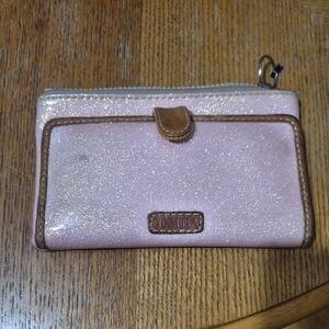 Consuela Pink Glitter Wallet
